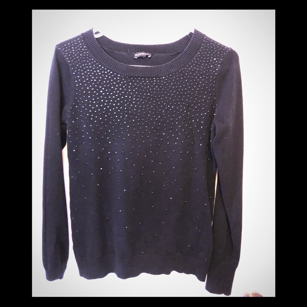 Express black sweater medium